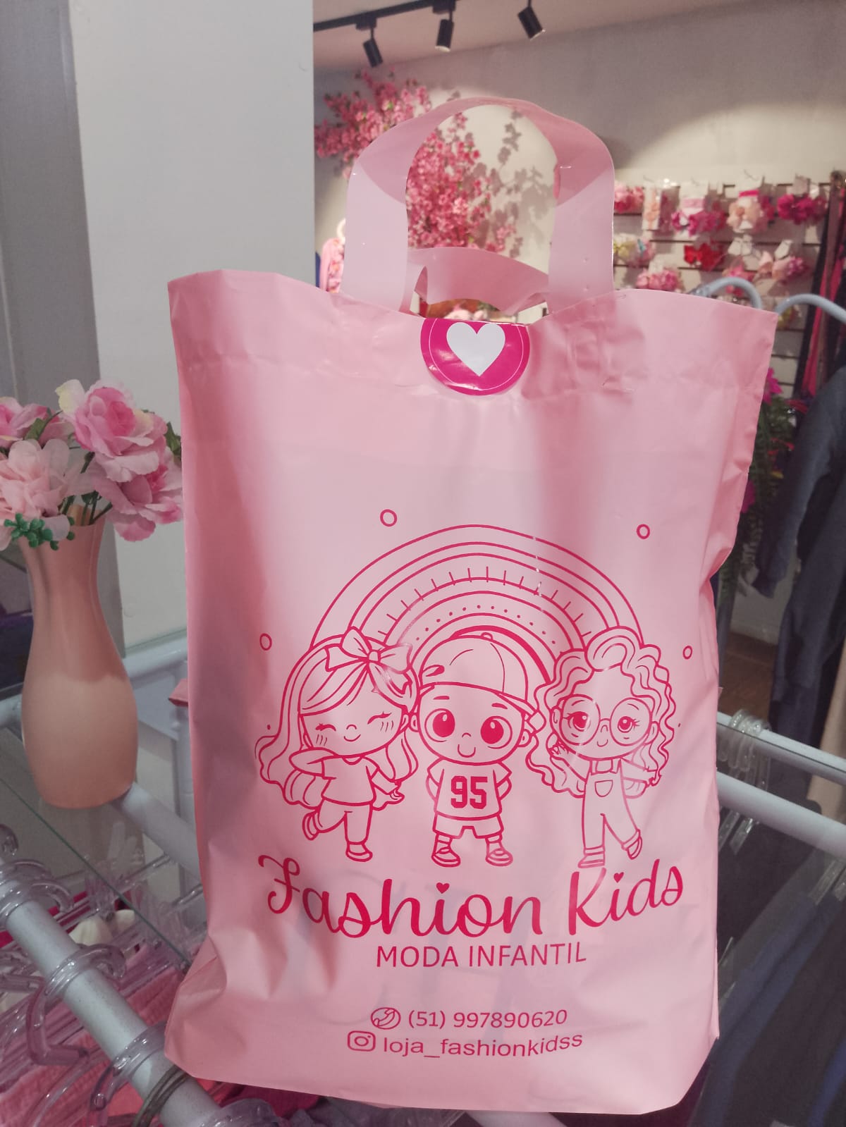 Sacola personalizada Fashion Kids